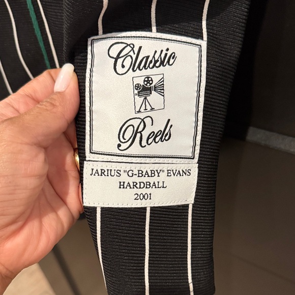 Men's Baseball Jersey - Black and Green - Picture 2 of 5